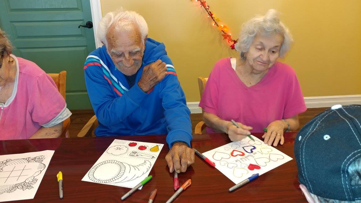 Residents art day