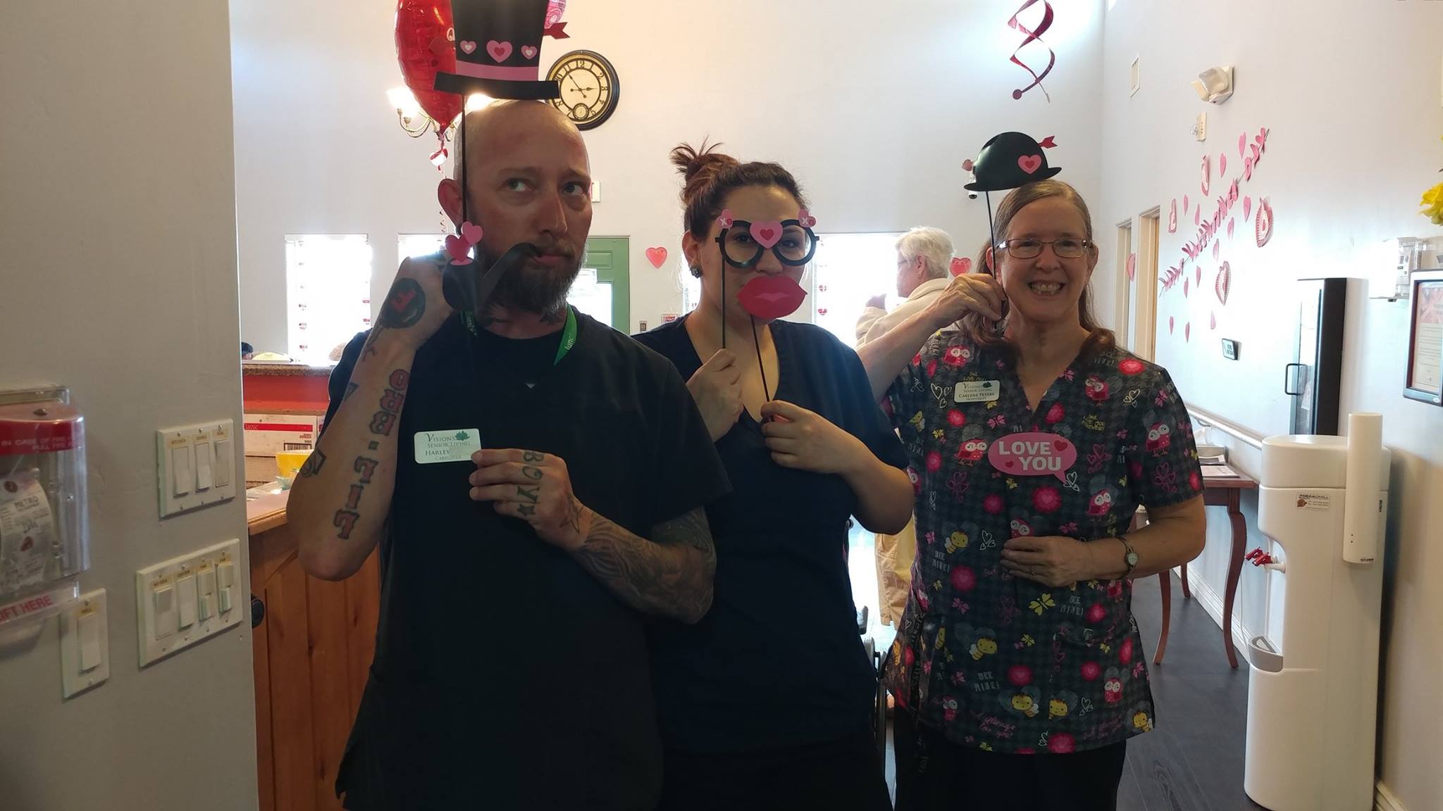 Visions assisted living staff